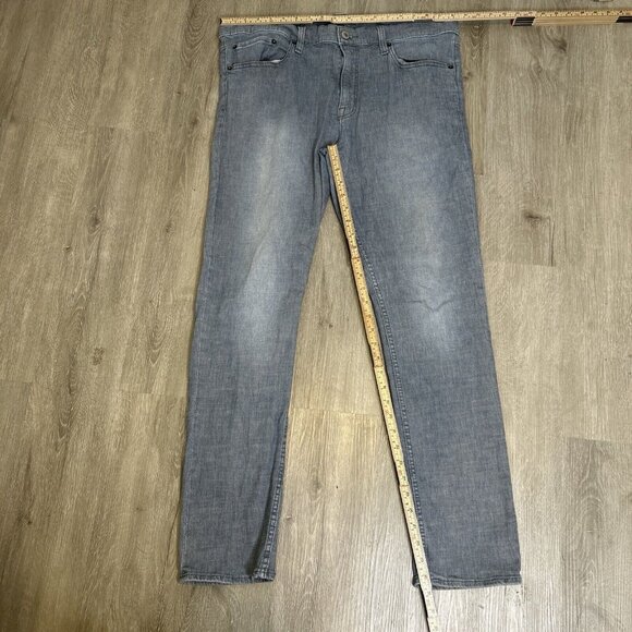 Goodfellow & Co Jeans Mens 38x32 Denim‎ Relaxed Ankle Casual Athletic Light wash - Picture 3 of 13